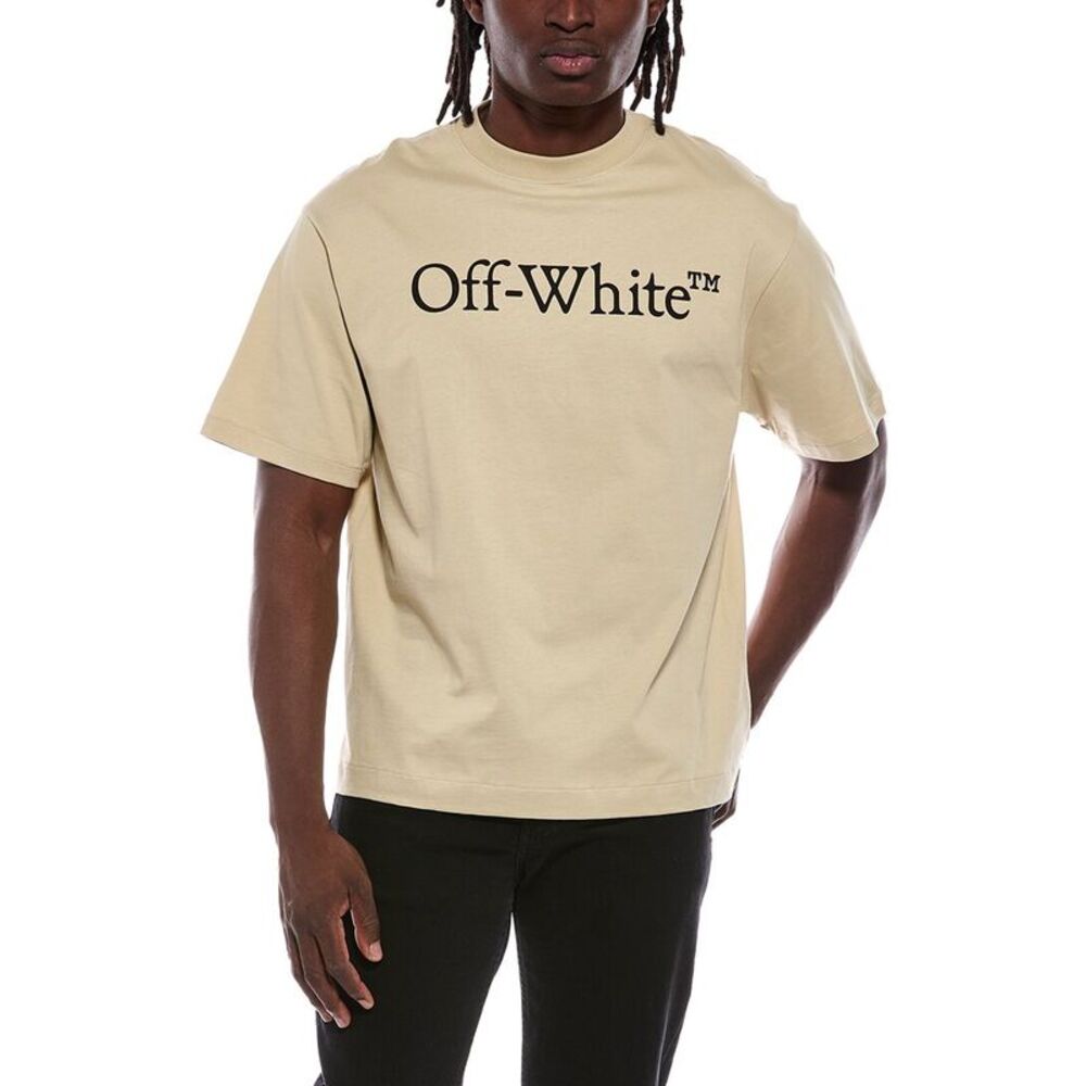 Off-White™ Mens Off-White T-Shirt, Brown